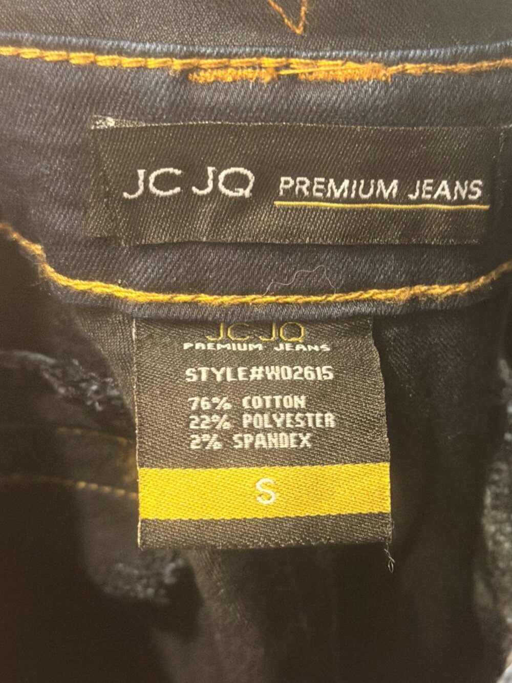 JC JQ PREMIUM Women’s Dark Wash Blue Denim Spandex Overalls Jumpsuit Y2K Look S - Picture 6 of 8